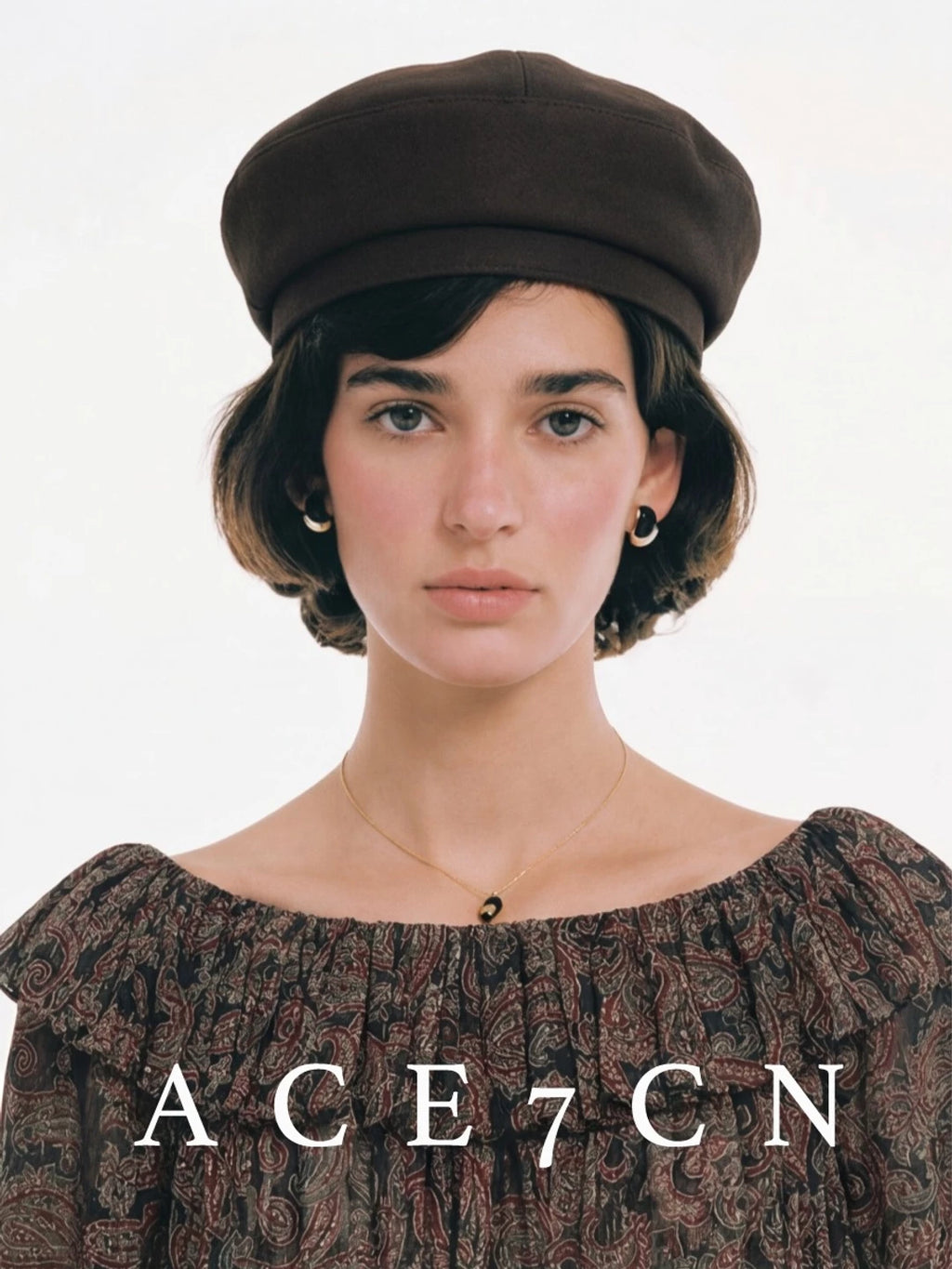 Soft Suede Painter Beret — ACE7CN