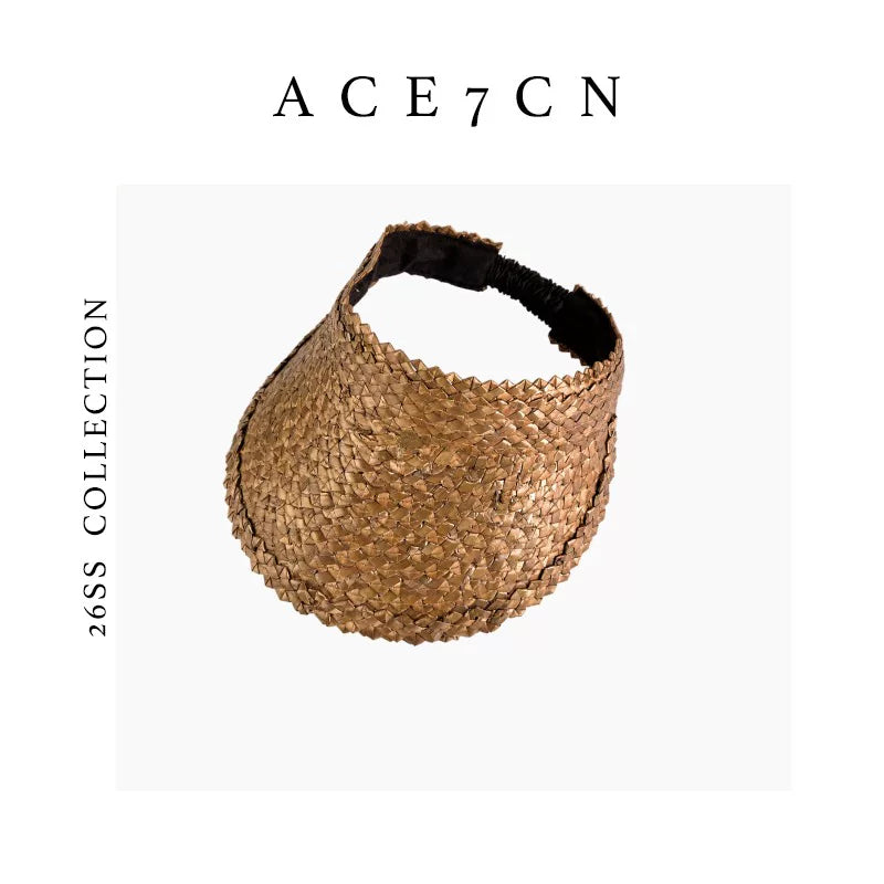 Wheat-Straw Headband Visor — ACE7CN
