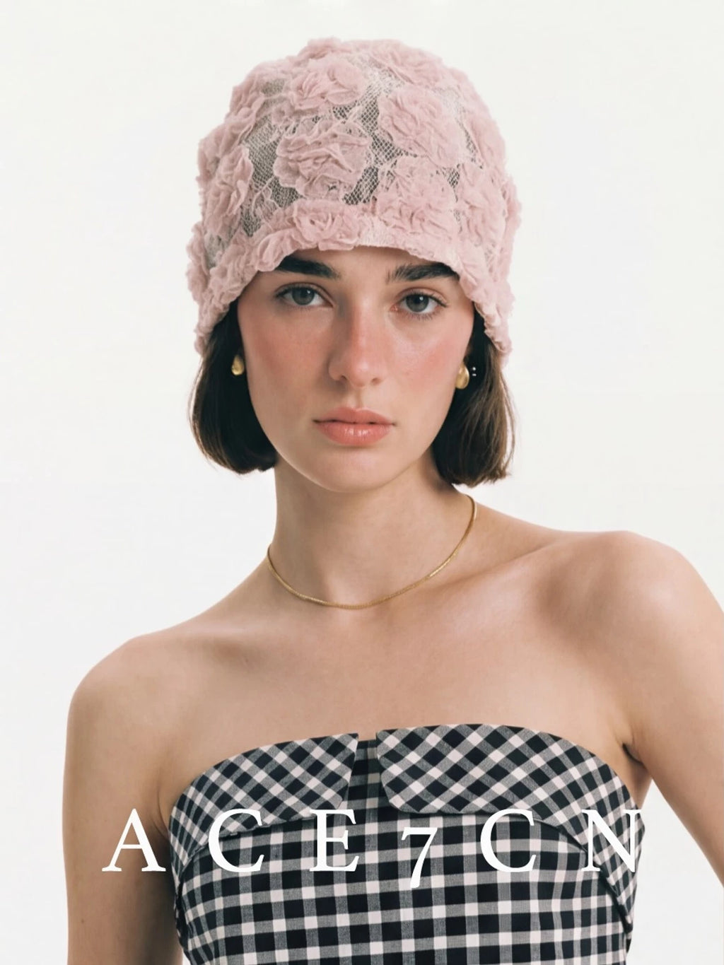 Rose-Flower Head Scarf Hat — ACE7CN