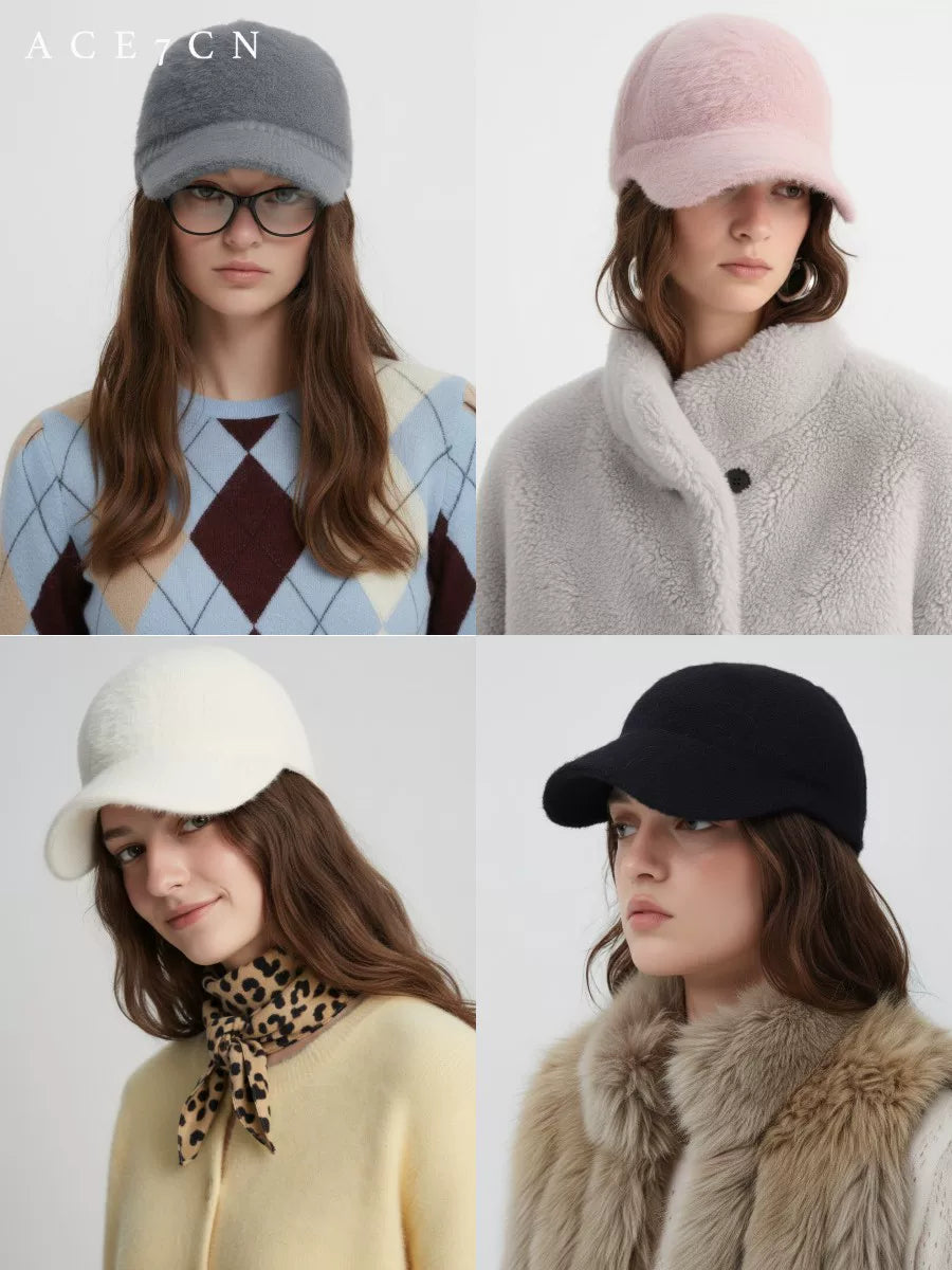 Plush Knit Baseball Cap — ACE7CN