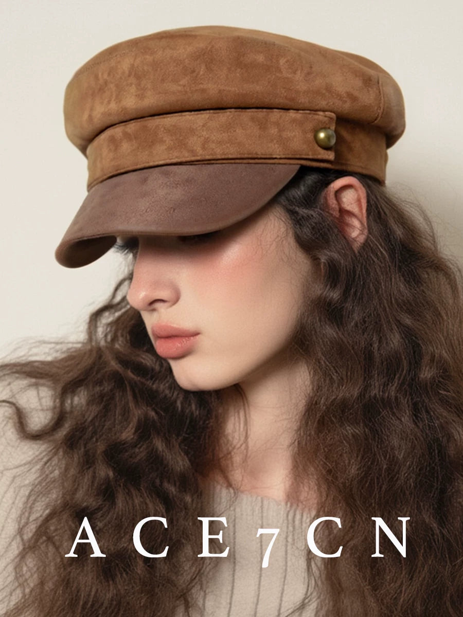 Suede Captain Cap — ACE7CN