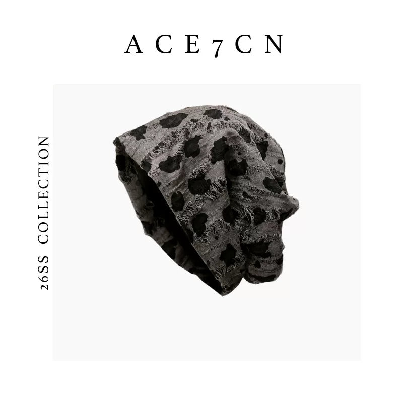 Leopard Slouch Head Scarf Hat — ACE7CN