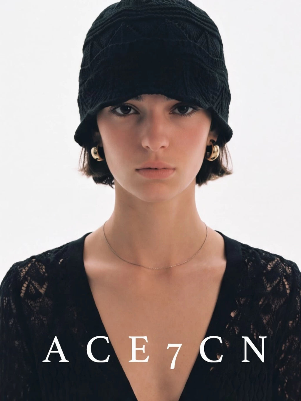 Slouchy Crochet Wrap Beanie — ACE7CN