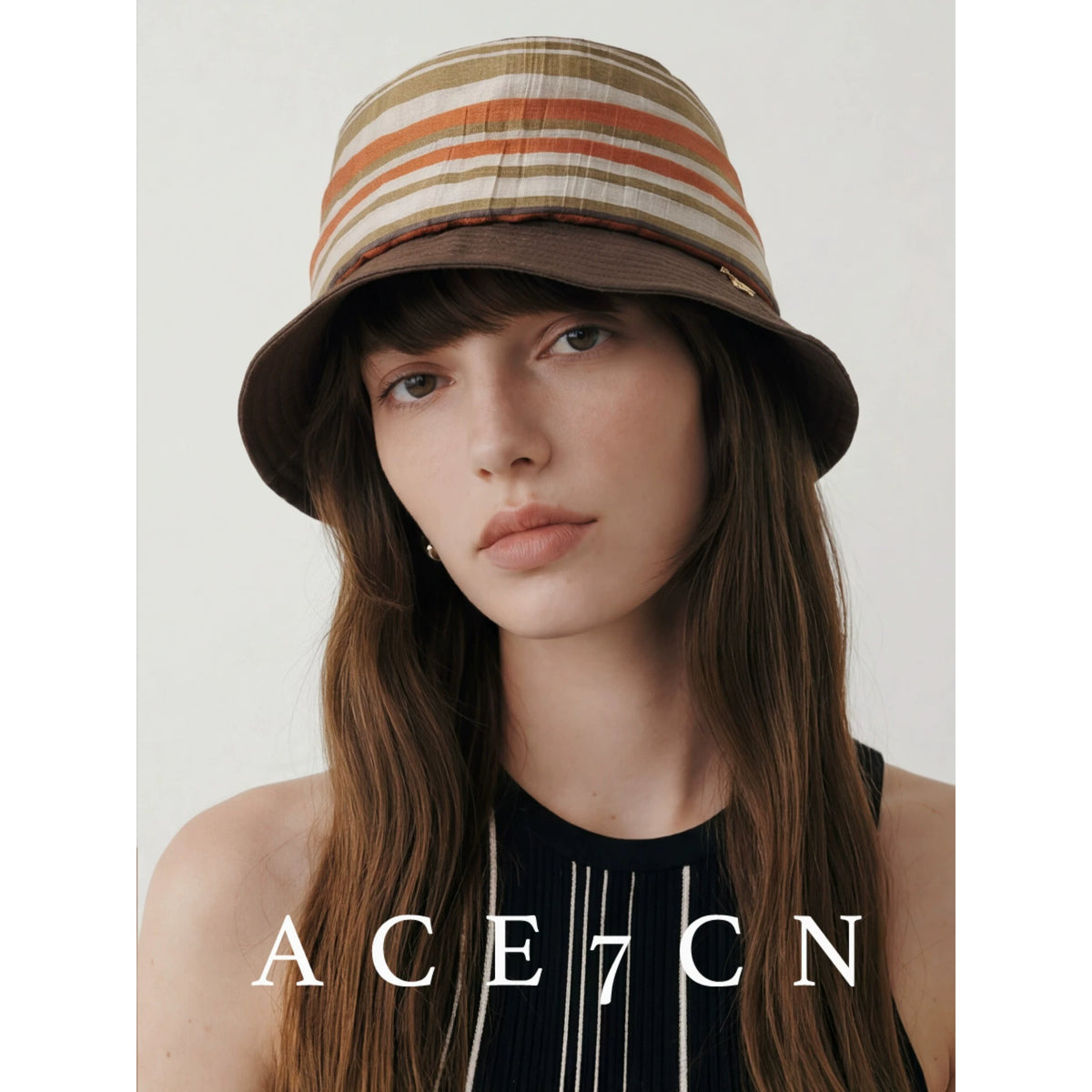 Fine Multi-Stripe Bucket Hat — ACE7CN