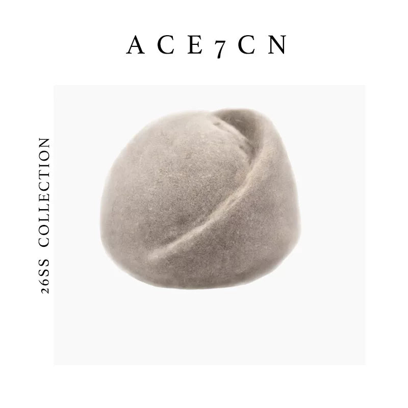Brimless Wool-Blend Pillbox Hat — ACE7CN