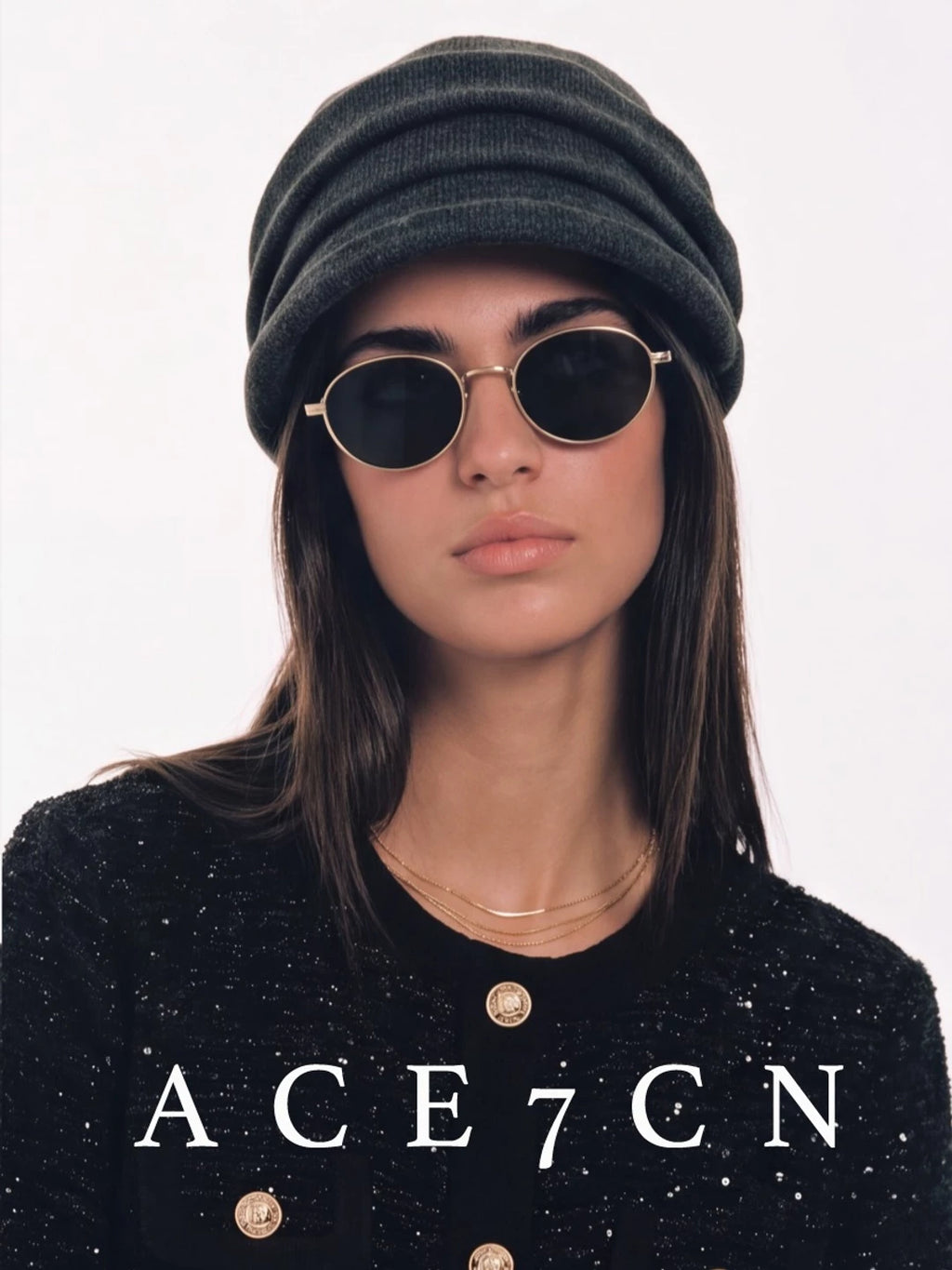 Pinched-Pleat Roll-Brim Bucket Hat — ACE7CN