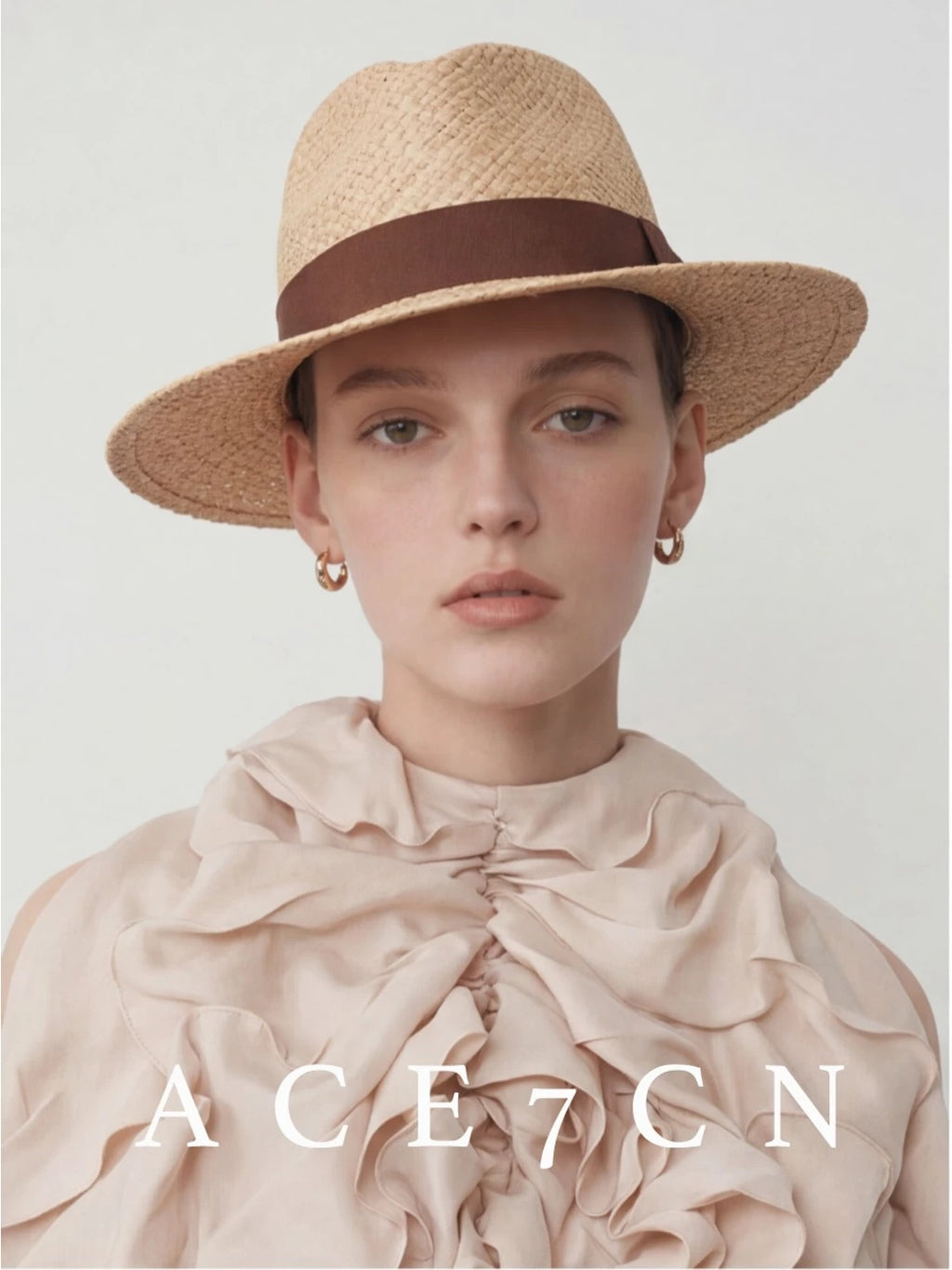 Natural Raffia Fedora — ACE7CN
