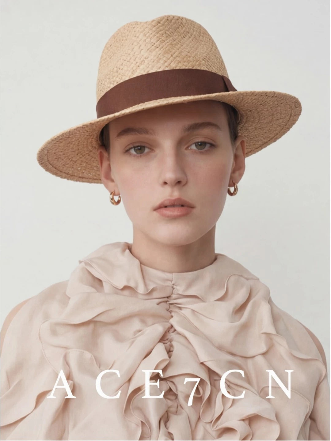 Natural Raffia Fedora — ACE7CN